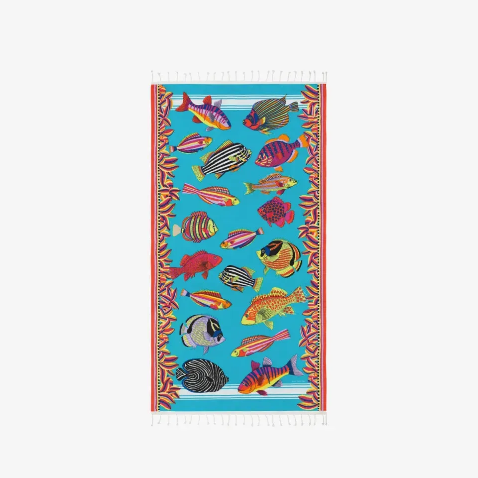 Tuba Blue Fouta 100
